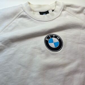 Kith x BMW white crew neck sweatshirt